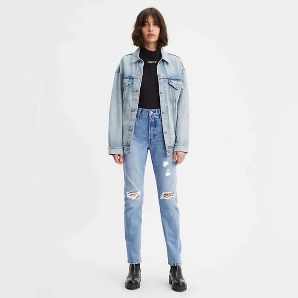 LEVIS 501 ORIGINAL FIT JEANS SIZE 26 - Picture 2 of 13
